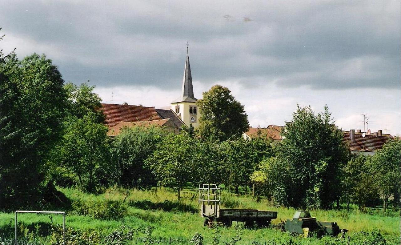 Pension "Am Tor Zum Mainbogen" Grettstadt Bagian luar foto